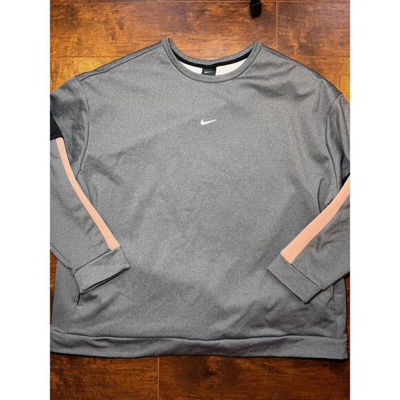 Nike Gray Womens Pull Over Causal Sweatshirt Sz XXL - Picture 1 of 5